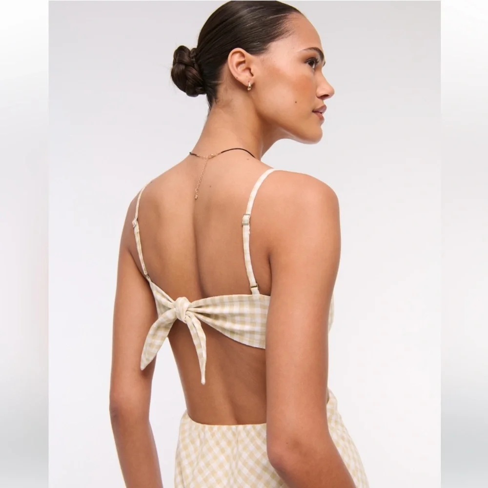 Abercrombie The Julia Slip Cut Out Maxi Dress
